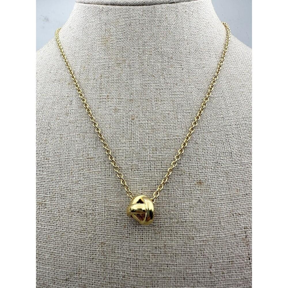 KATE SPADE Infinity & Beyond Knot Mini Necklace gold 20”